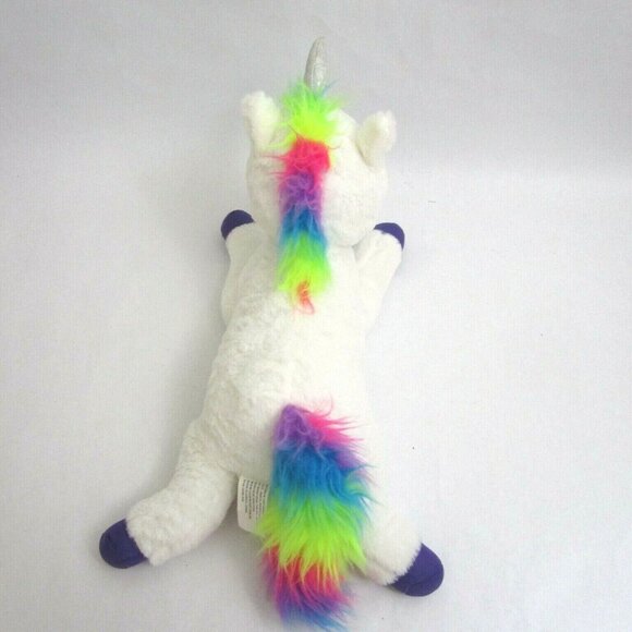Sound n Light Animatronics 12" White Rainbow Unicorn Plush Magical Chime Sound - Picture 2 of 8